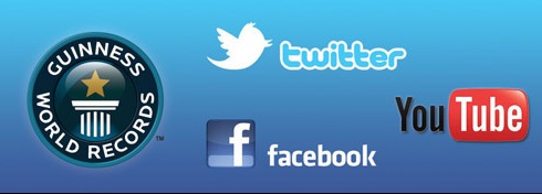Record Guinness en Facebook, Twitter y Youtube 2011