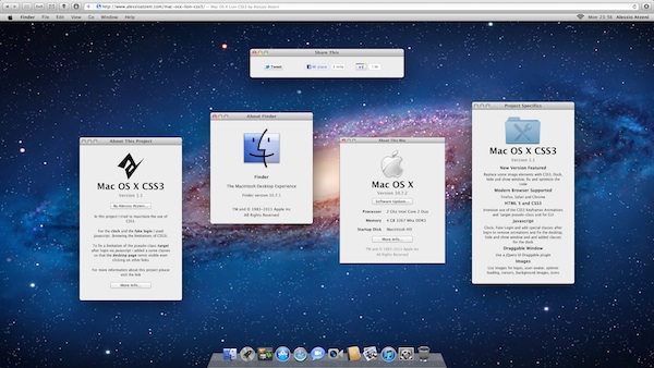 Prueba Mac OS X Lion en el Navegador