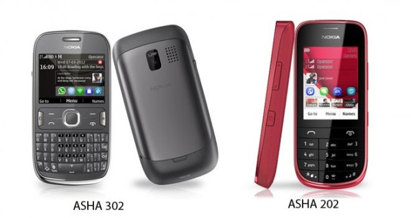 Nokia Asha 202 y 302