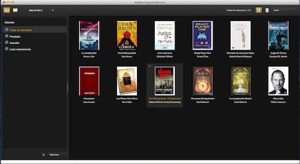 Adobe Digital Editions - Lector de libros electrónicos desde la computadora